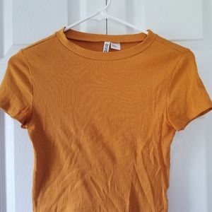 TWO Yellow Themed Tee's SM Forever21 & H&M